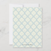 Cute Pink Kitchen Gadget Bridal Shower-uitnodiging Kaart (Achterkant)