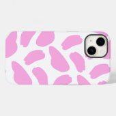 Cute Pink Koe Print Pattern Case-Mate iPhone Case (Achterkant (horizontaal))