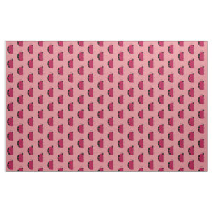 Cute Pink Ladybugs Stof