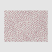 Cute Pink Little Hearts Tissue Paper Tissuepapier (Voorkant)