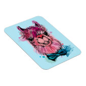 Cute Pink Llama Magneet (Rechterzijde)