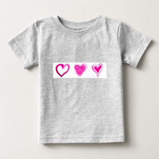 Cute Pink Lovely Hearts Patroon (Voorkant)