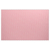 Cute Pink Lucky Clover White Stippen Pattern Stof (Yard (91,4 cm))
