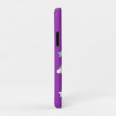 Cute Pink Magical Unicorn Girls Purple Case-Mate iPhone Case (Achterkant/rechts)