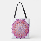 Cute Pink Mandala Tote Bag (Achterkant)