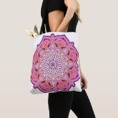 Cute Pink Mandala Tote Bag (Dichtbij)