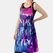 Cute Pink New York City Bakers Schort (Insitu)