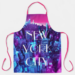 Cute Pink New York City Bakers Schort