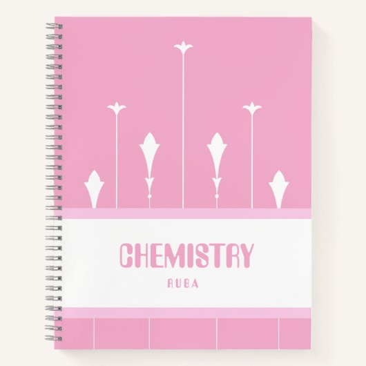 Cute pink Notebook Notitieboek (Voorkant)