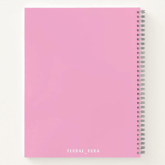 Cute pink Notebook Notitieboek (Achterkant)