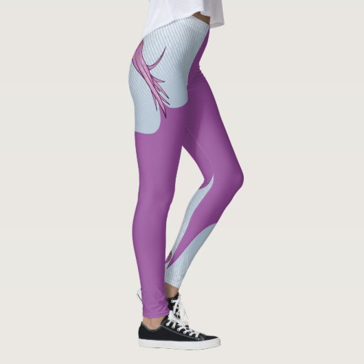 Cute pink octopus swimming leggings (Rechts)