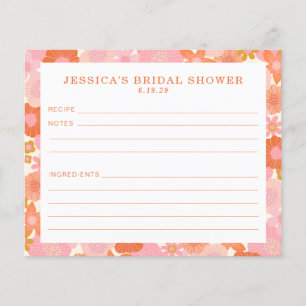 Cute Pink Oranje Flowers Vrijgezellenfeest Recipe 