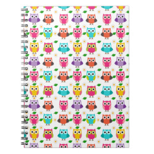 Cute Pink Owl Notitieboek