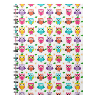 Cute Pink Owl Notitieboek