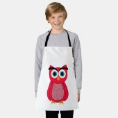 Cute Pink Owl Schort (Gedragen)