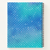 Cute Pink Paarse Blauwgroen Mermaids Girly Sketchb Notitieboek (Achterkant)