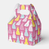 Cute Pink Paaskonijnenkooienkooienkooi Bedankdoosjes (Achterkant)