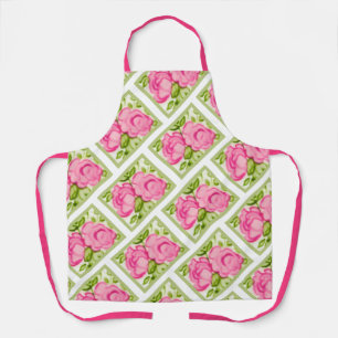 Cute Pink Painted Rozen Apron Schort