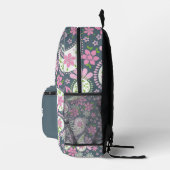 Cute Pink Paisley Pattern Personalized Bedrukte Rugzak (Rechts)