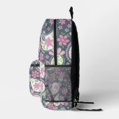 Cute Pink Paisley Pattern School Bedrukte Rugzak (Rechts)
