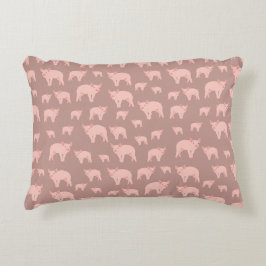 Cute Pink Pattern Accent Kussen