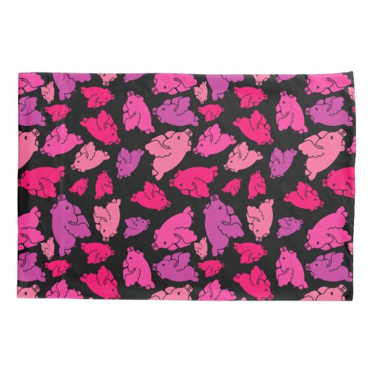 Cute Pink Pattern Kussensloop (Achterkant)