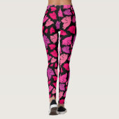 Cute Pink Pattern Leggings (Achterkant)