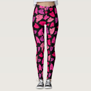 Cute Pink Pattern Leggings