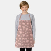 Cute Pink Pattern Schort (Gedragen)