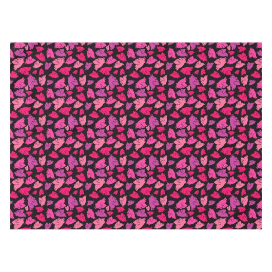 Cute Pink Pattern Tafelkleed (Voorkant (Horizontaal))