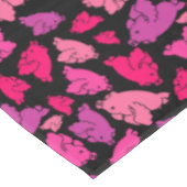 Cute Pink Pattern Tafelkleed (Gekanteld)