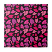 Cute Pink Pattern Tegeltje (Voorkant)