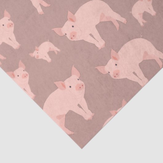 Cute Pink Pattern Tissuepapier (Detail)