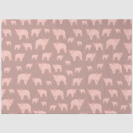 Cute Pink Pattern Tissuepapier