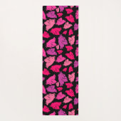 Cute Pink Pattern Yogamat (Achterkant)