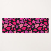 Cute Pink Pattern Yogamat (Voorkant (horizontaal))