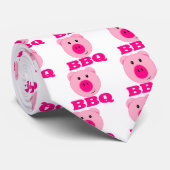 Cute Pink Pig BBQ Stropdas (Opgerold)
