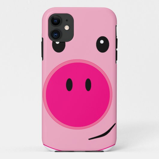 Cute Pink Pig Case-Mate iPhone Case (Achterkant)