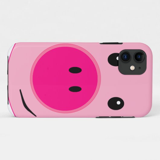 Cute Pink Pig Case-Mate iPhone Case (Achterkant (horizontaal))