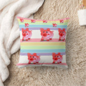Cute Pink Pig Decorative Throw Pillow Kussen (Deken)