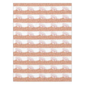 Cute Pink Pig in Mud Funny Waterverf Animal Art Tafelkleed (Voorkant)