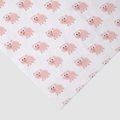 Cute Pink Pig Tissuepapier (Detail)