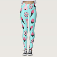 Cute Pink Piggy Donut Ice Cone Patroon