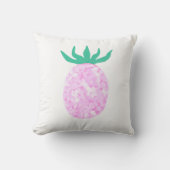Cute Pink Pineapple Kussen (Voorkant)