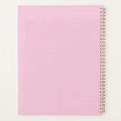 cute pink planner  (Achterkant)