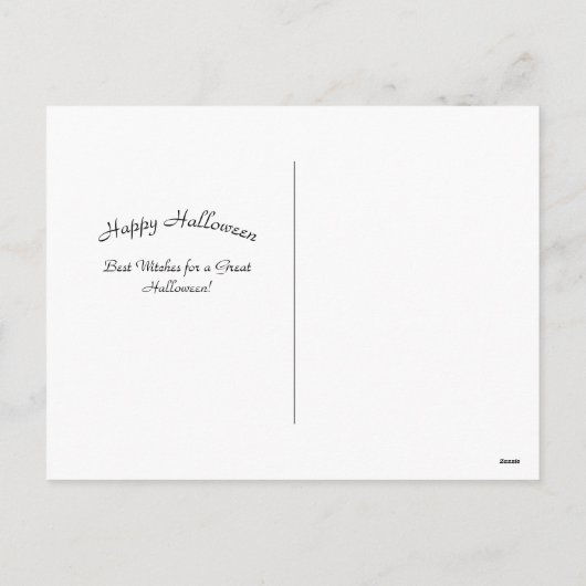 Cute Pink Potions Foliage Halloween Feestdagenkaart (Achterkant)