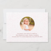 Cute Pink Princess Tiara Birthday Whimsical Kaart (Achterkant)