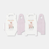 Cute Pink Pset Cactus Boho Llama Alle leeftijden Bedankdoosjes (Uitgevouwen)