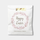 Cute Pink Pussy Willow Happy Pasen Bedankzakje