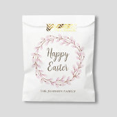 Cute Pink Pussy Willow Happy Pasen Bedankzakje